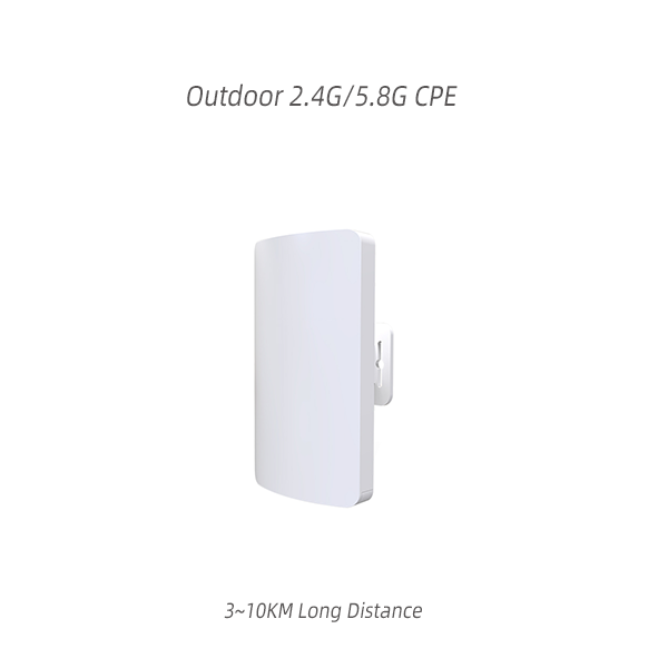 户外远距离 2.4G/5.8G CPE